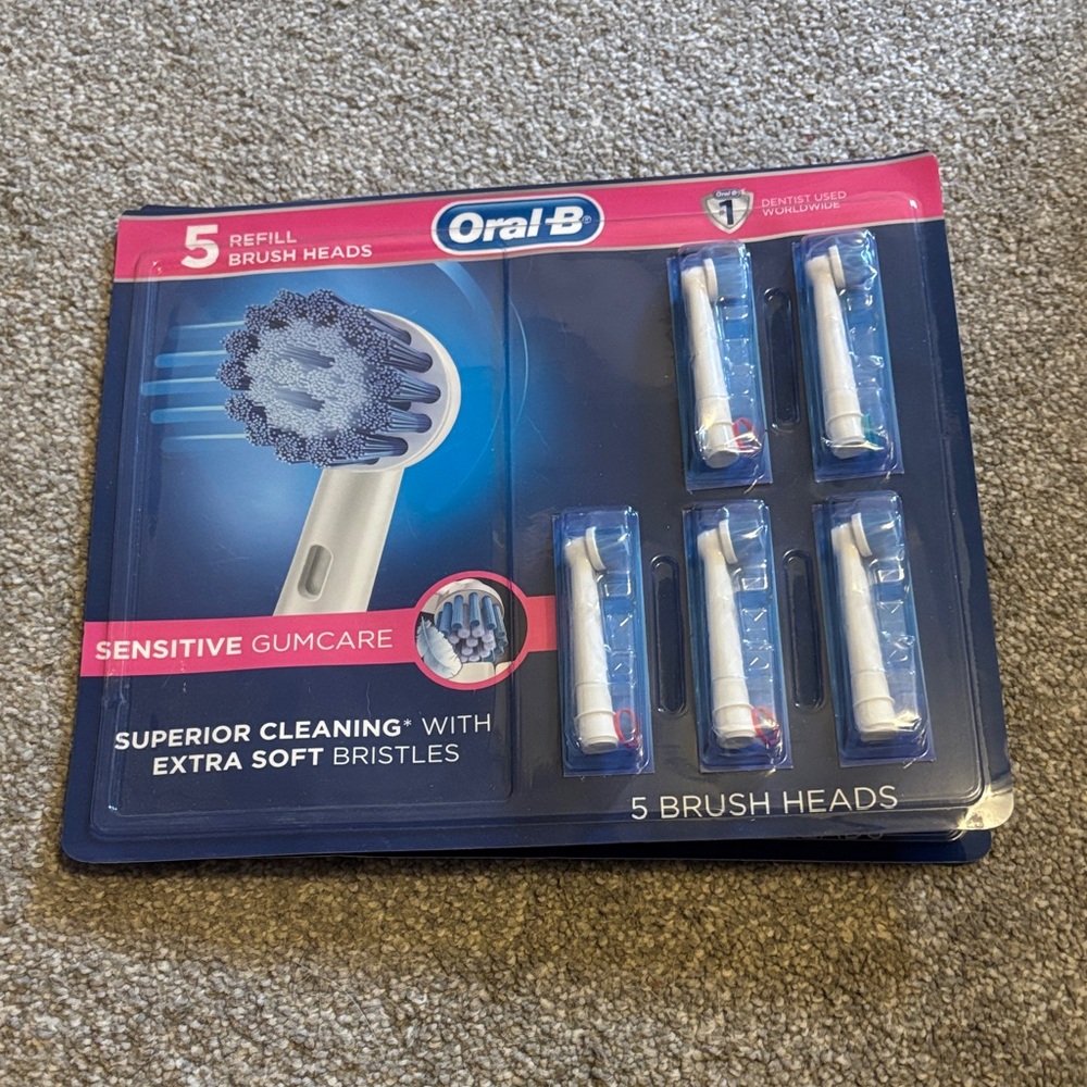 Oral-B Sensitive GumCare Refill Brush Heads - White